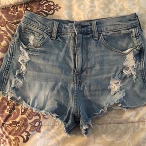 Hollister High waisted Jean Shorts